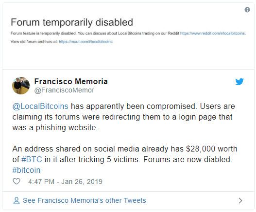 جزئیات حمله به سایت لوکال بیتکوینز و سرقت مقدار زیادی بیت کوین ! جزئیات حمله به سایت لوکال بیتکوینز و سرقت مقدار زیادی بیت کوین !