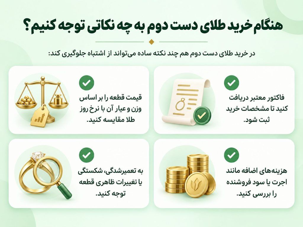 طلای آب شده یا دست دوم؛ کدامیک سود بیشتری دارد و برای سرمایهگذاری بهتر است؟ طلای آب شده یا دست دوم؛ کدامیک سود بیشتری دارد و برای سرمایهگذاری بهتر است؟