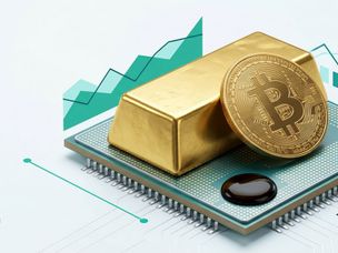 کاهش همبستگی بیت کوین با سهام و آغاز همبستگی با طلا