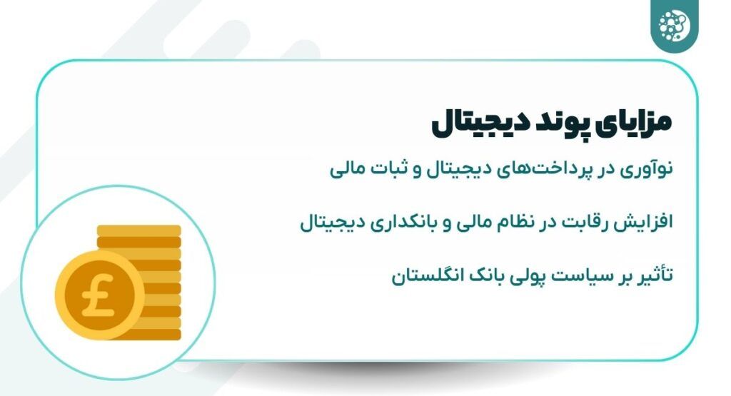 مزایای پوند دیجیتال