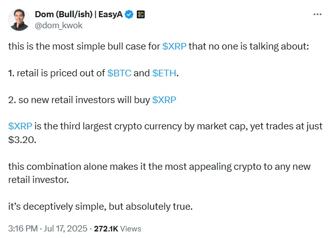 آیا ریپل (XRP) می‌تواند اتریوم (ETH) را در آلت سیزن پیش رو کنار بزند؟