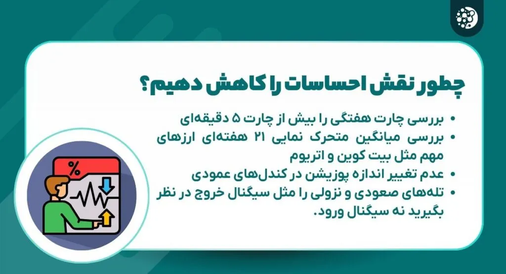 کاهش نقش احساسات در تصمیم‌گیری