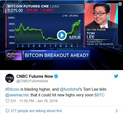 قیمت بیت کوین میتواند تا 60,000 دلار هم افزایش یابد! پیشبینی تام مبنی بر پتانسیل 40 هزار دلاری شدن بیت کوین