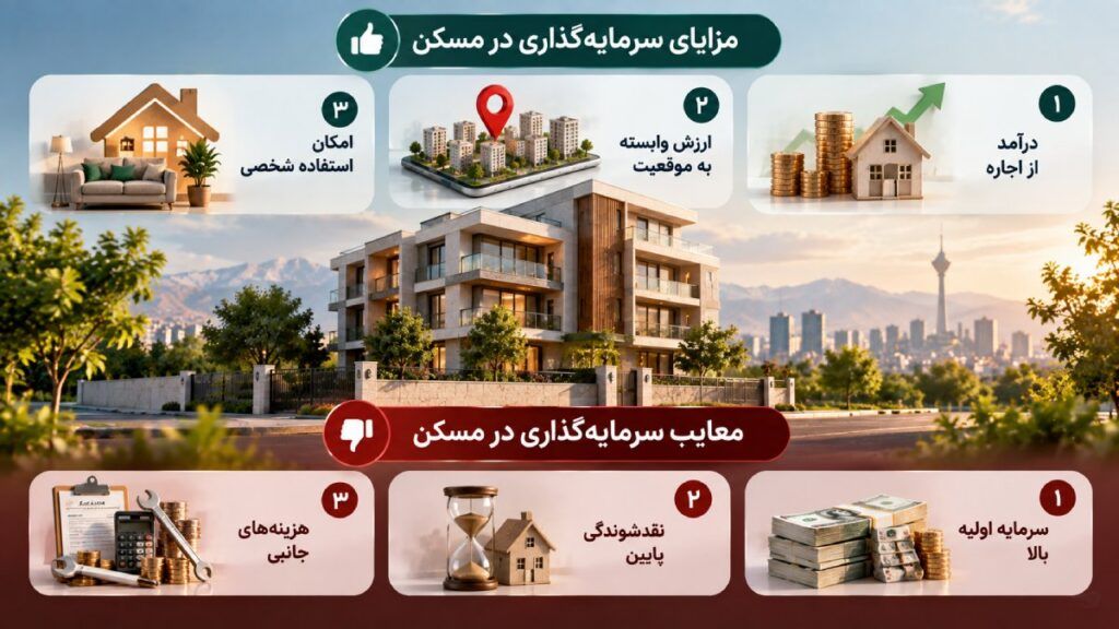برای سرمایه‌گذاری طلا بهتر است یا مسکن؟