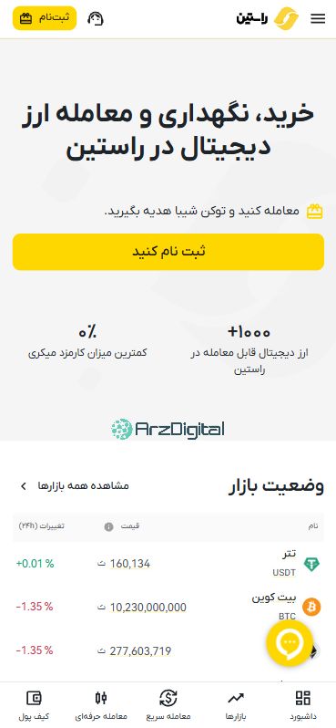 صرافی راستین: نقد و بررسی و اطلاعات کامل