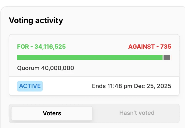 حمایت از پیشنهاد یونی‌سواپ