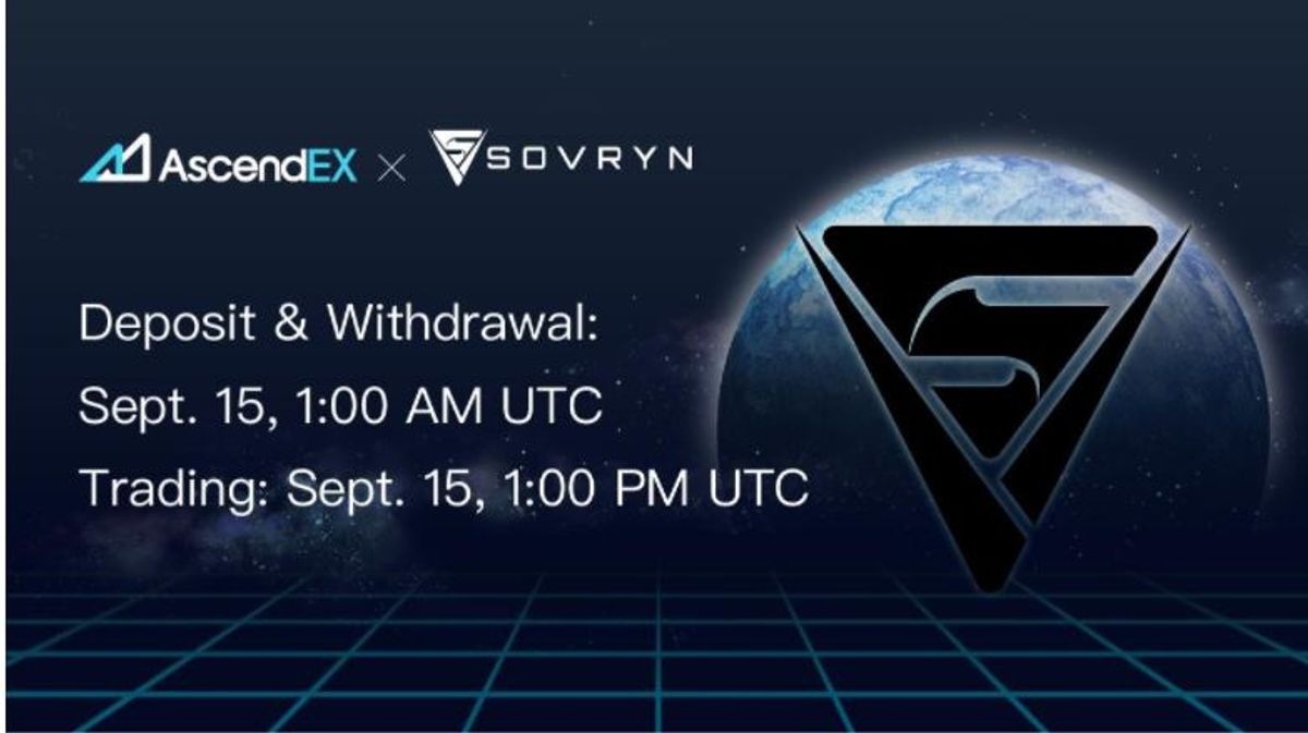 صرافی AscendEX کوین Sovryn را اضافه می‌کند