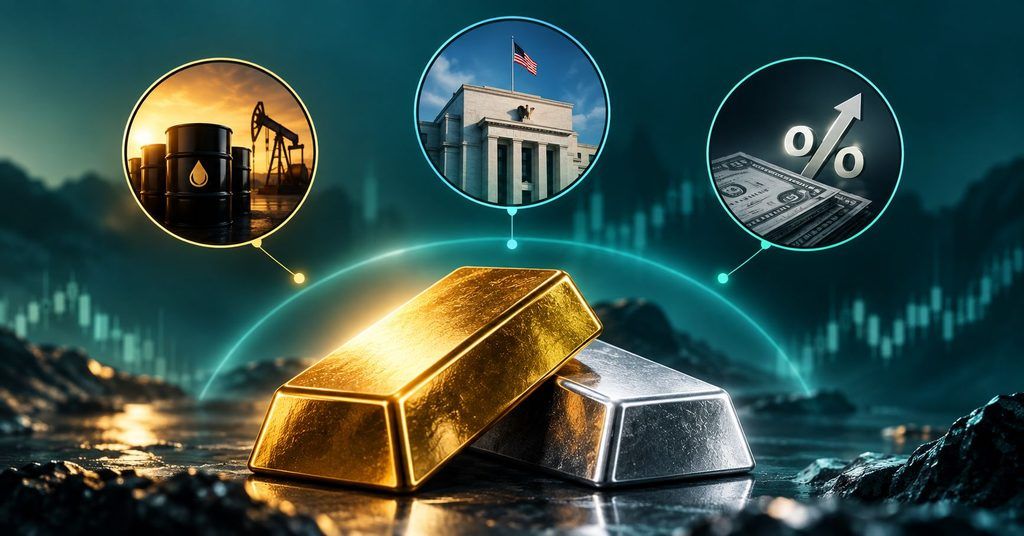 سقوط سنگین قیمت طلا و نقره به کف ۷ هفته‌ای؛ بررسی حمایت‌ها و مقاومت‌های مهم بر سر راه قیمت