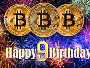 نُهم آبان ماه(۱۳اکتبر) این ارز دیجیتال تولد ۹سالگی را در قیمت ۶ هزار دلار جشن گرفت