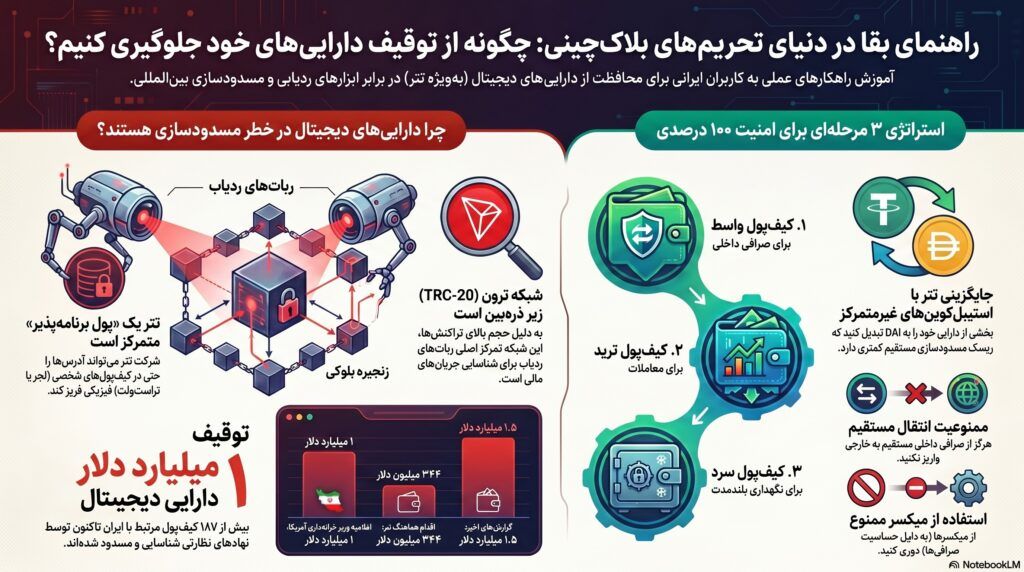 آیا با توقیف دارایی‌های دیجیتال ایران توسط آمریکا، کاربران ایرانی باید نگران باشند؟