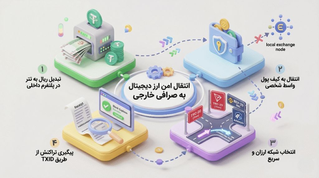 بهترین صرافی های ارز دیجیتال خارجی (کامل ترین لیست رتبه بندی) انتقال تتر به صرافی ارز دیجیتال خارجی