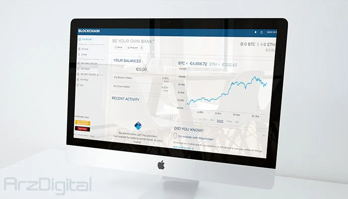 کیف پول Blockchain Wallet کیف پول Blockchain Wallet