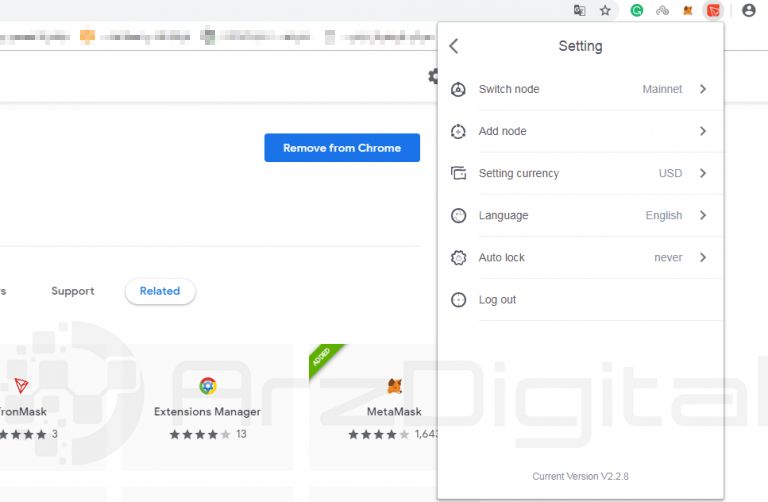 آموزش ساخت کیف پول ترون لینک (TronLink) در مرورگر کروم