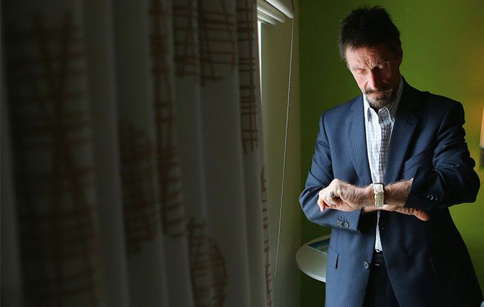 جان مک‌آفی، از آنتی ویروس تا جنگل‌های بلیز، از گواتمالا تا بیت کوین