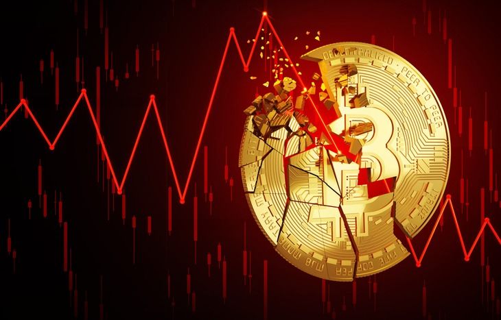 بیت کوین به زیر حمایت مهم ۳۳,۰۰۰ دلاری ریزش کرد
