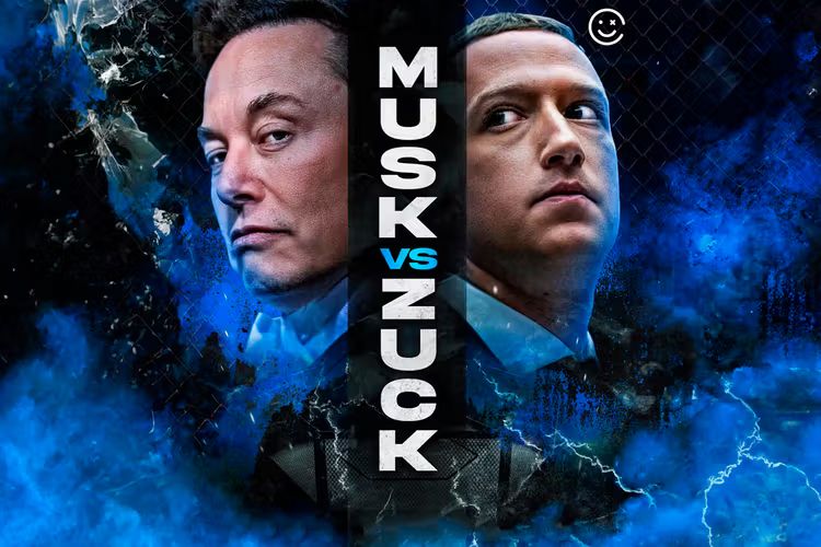 مبارزه ماسک و زاکربرگ به‌شکل زنده در پلتفرم ایکس پخش خواهد شد