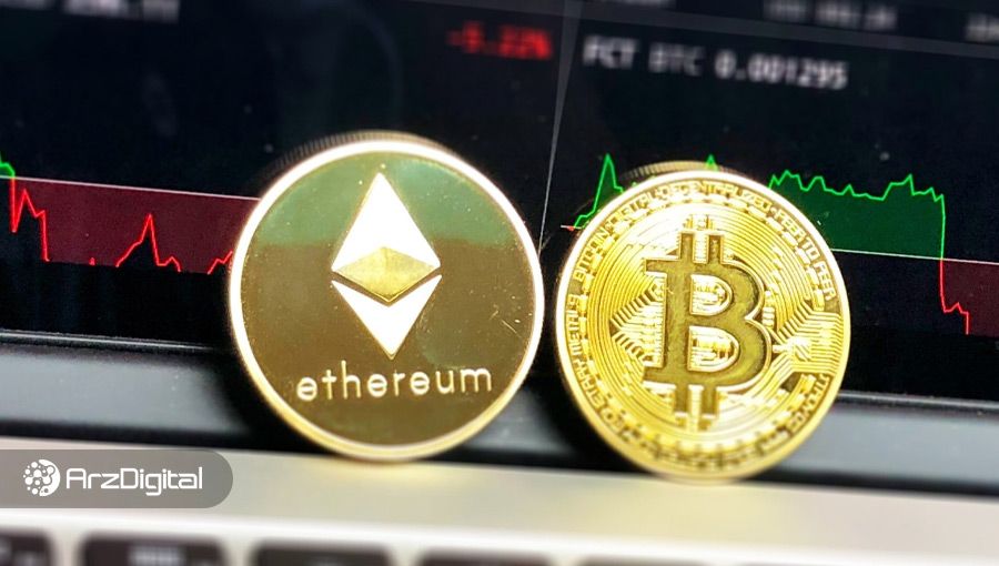 مجموع کارمزد تراکنش‌های اتریوم در سال ۲۰۲۰ از مجموع کارمزد تراکنش‌های بیت کوین پیشی گرفت!