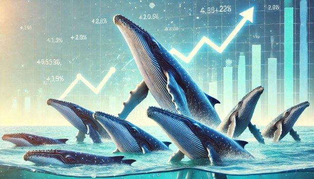 نهنگها در هفته گذشته بیش از ۳۴۰ میلیون دلار تون کوین خریدهاند