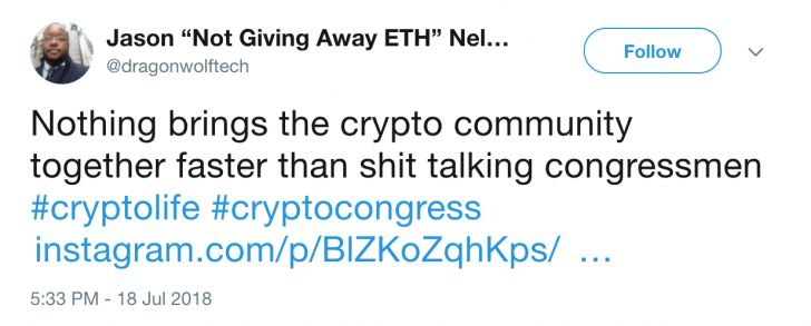 اظهارات نماینده آمریکا درباره ممنوعیت ارزهای دیجیتال جنجال آفرین شد ! اظهارات نماینده آمریکا درباره ممنوعیت ارزهای دیجیتال جنجال آفرین شد !