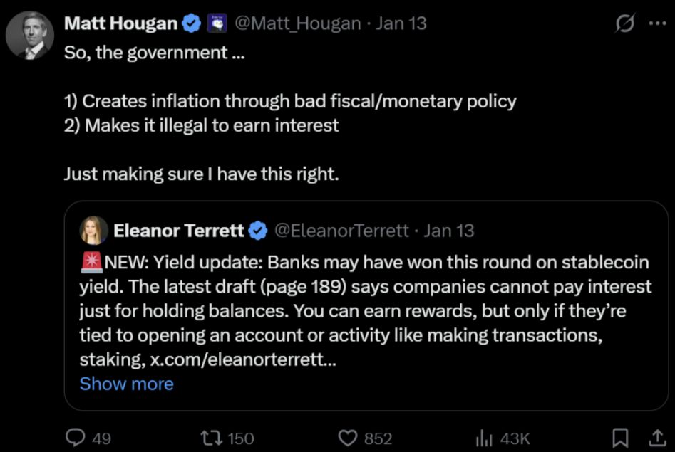 توییت مت هوگان درباره ETF بیت&zwnj;وایز