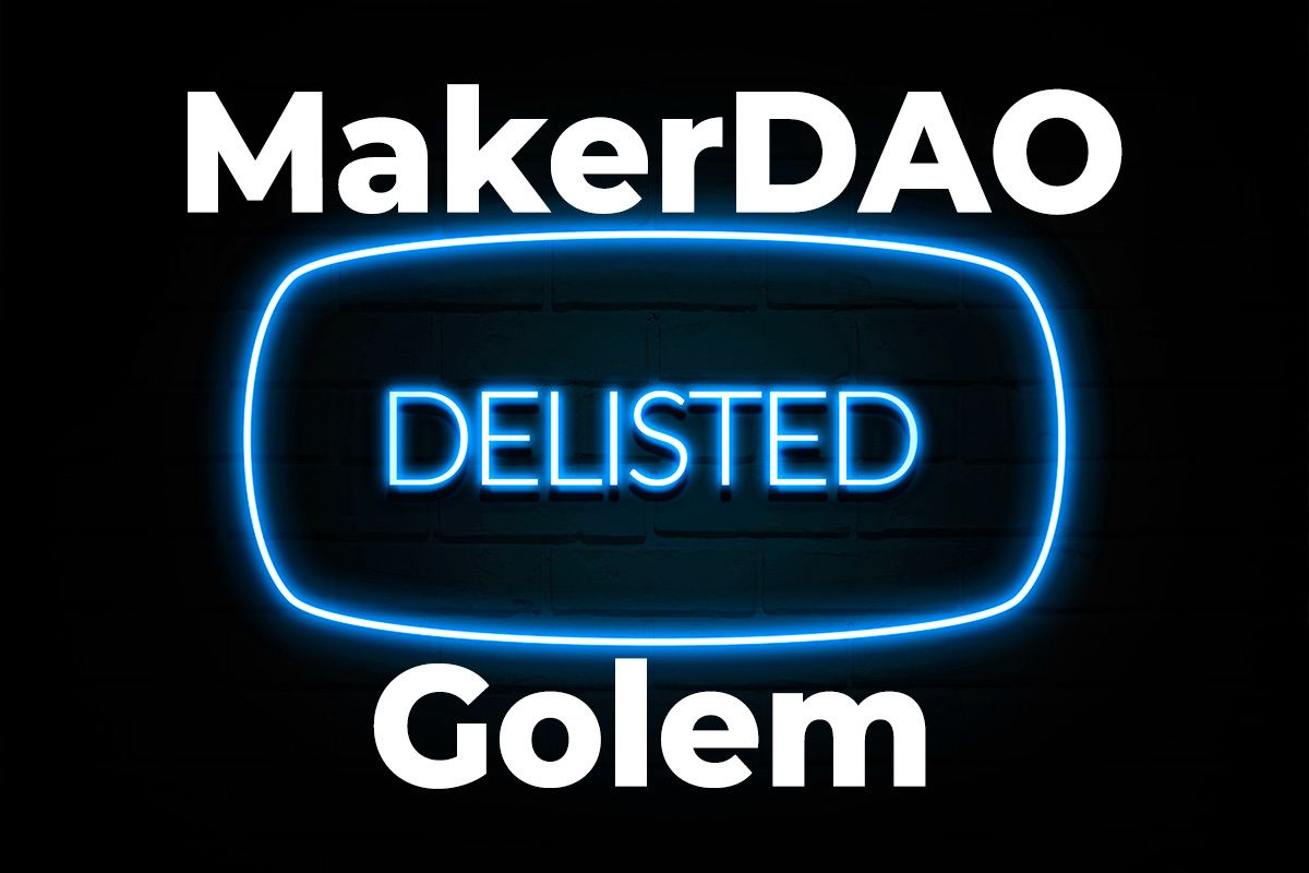 برخی از جفت ارزهای میکر دائو و Golem از صرافی بیت فینکس حذف خواهند شد