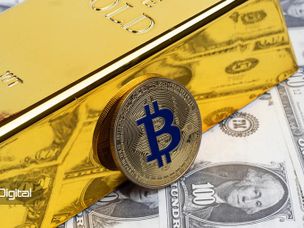 سقوط قیمت بیت کوین و طلا همزمان با رشد شاخص دلار