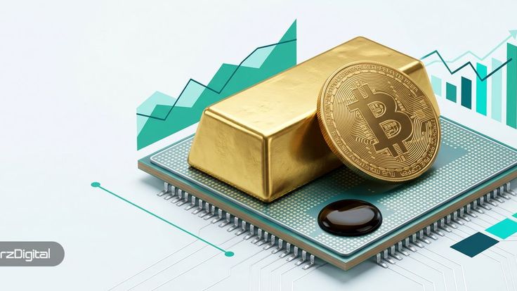 تصویر مربوط به خبر کاهش همبستگی بیت کوین با سهام و آغاز همبستگی با طلا