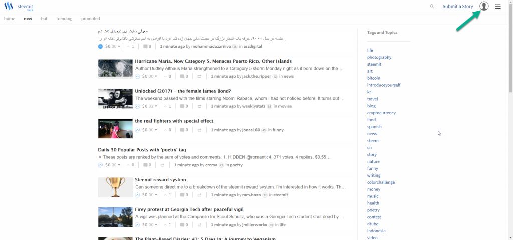 آموزش تصویری استیمیت (Steemit)