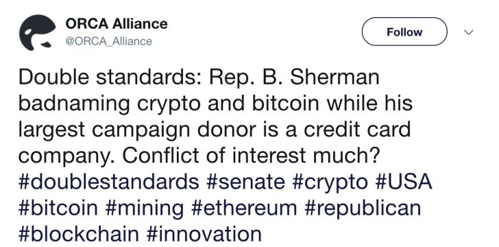 اظهارات نماینده آمریکا درباره ممنوعیت ارزهای دیجیتال جنجال آفرین شد ! اظهارات نماینده آمریکا درباره ممنوعیت ارزهای دیجیتال جنجال آفرین شد !