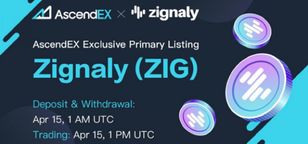 صرافی AscendEX، توکن Zignaly را به لیست خود اضافه می‌کند