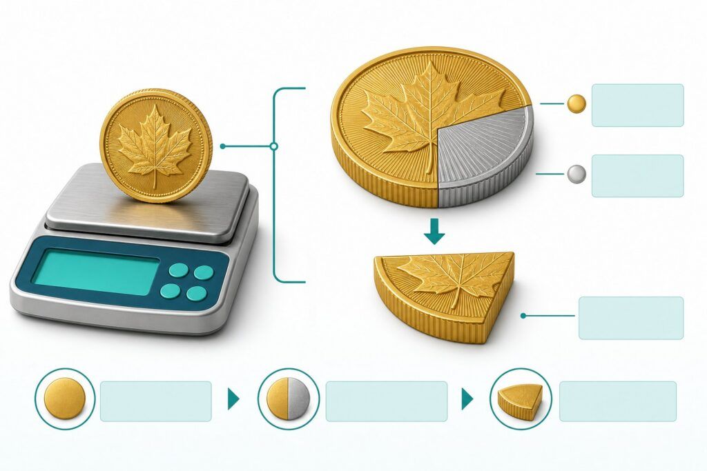 سکه گرمی چیست؟ وزن، عیار، قیمت و تفاوت با دیگر سکهها نمای آموزشی وزن، عیار و مقدار طلای خالص سکه گرمی