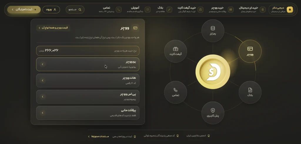 نحوه خرید یو ووچر